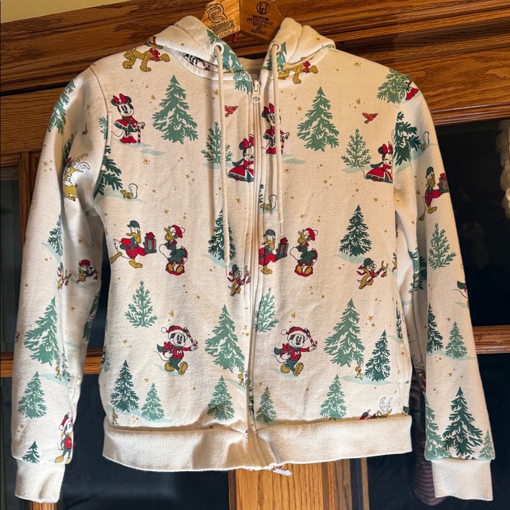 Holidays Disney Print Hoodie